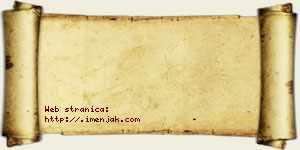 Angelina Backović vizit kartica